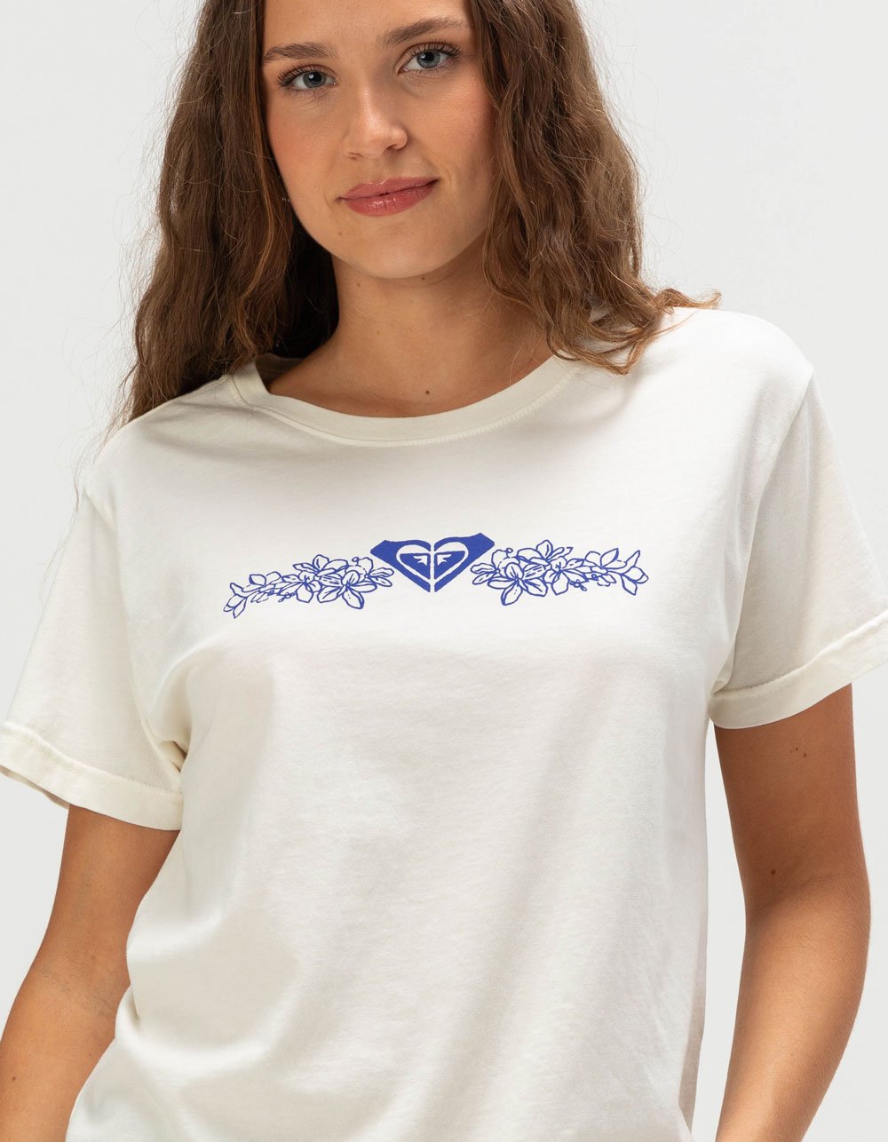 ROXY Island Lagoon Womens Boyfriend Tee - WHITE