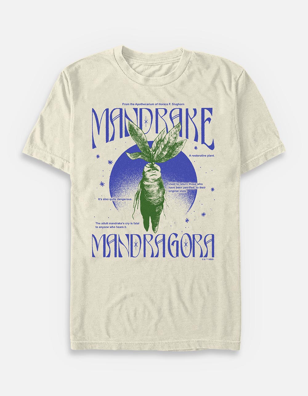 HARRY POTTER Mandrake Mandragora Unisex Tee - IVORY