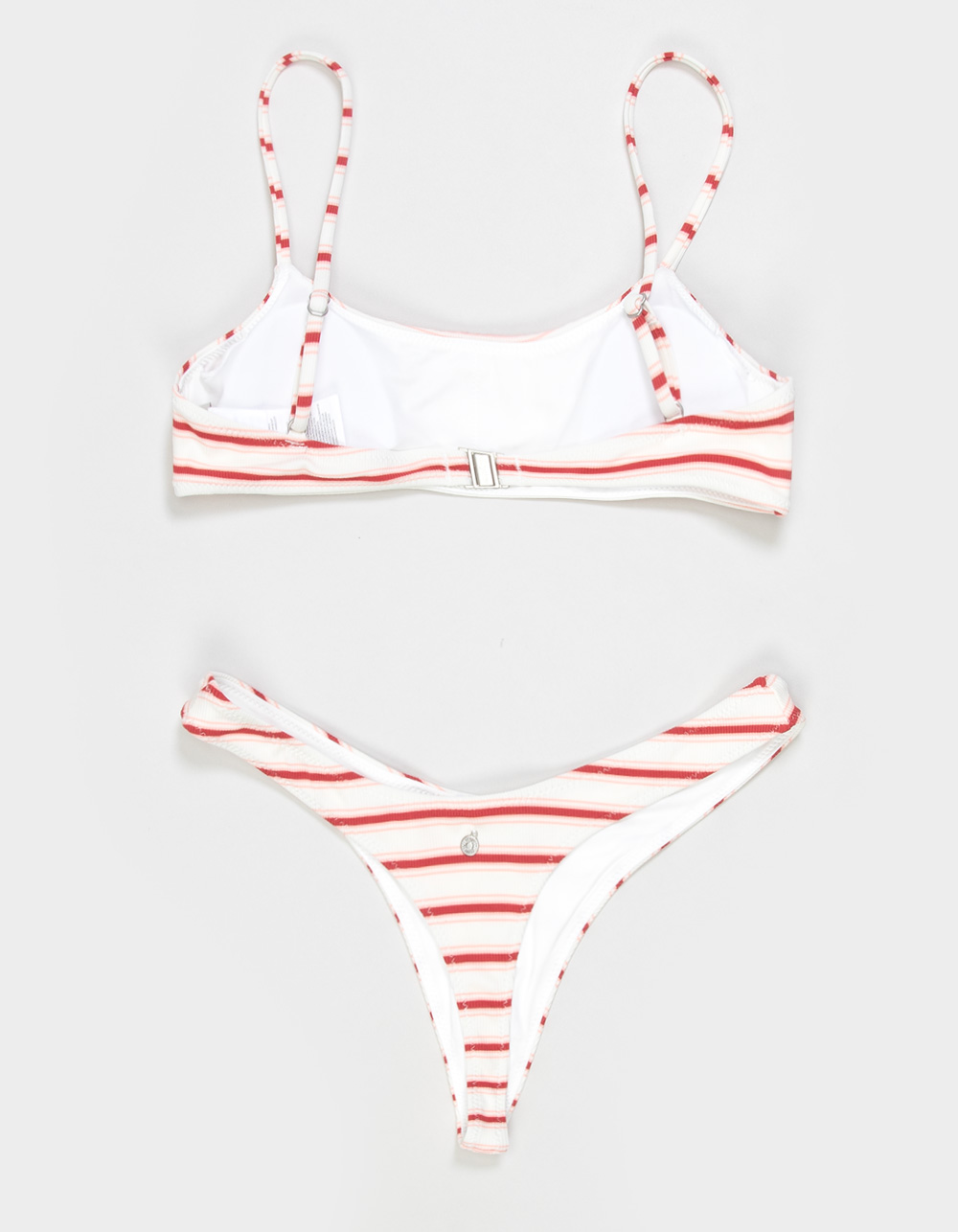 RHYTHM Tami Texture Skimpy Bikini Bottoms - WHITE COMBO