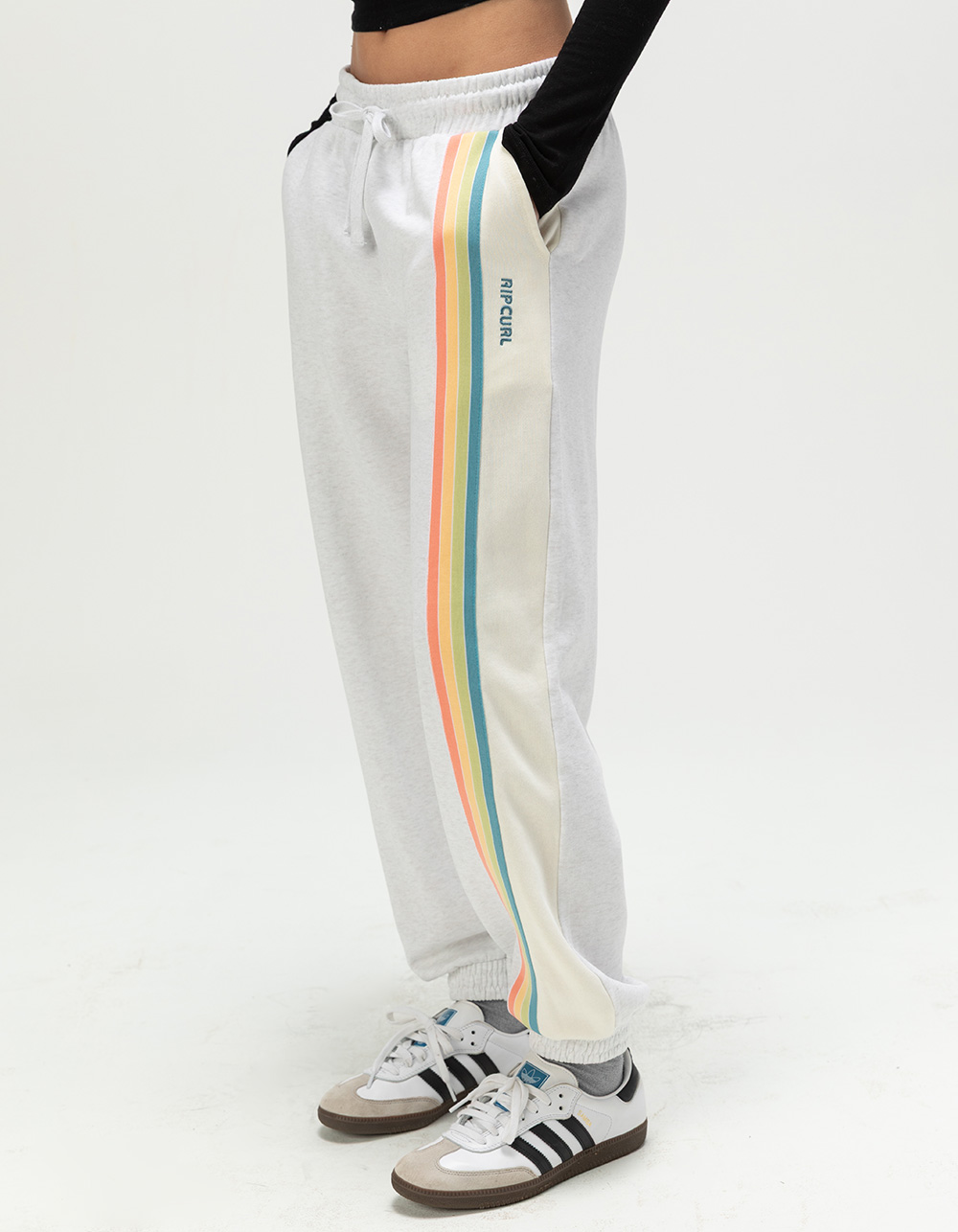 RIP CURL Surf Revival Womens Jogger Sweatpants - GRAY