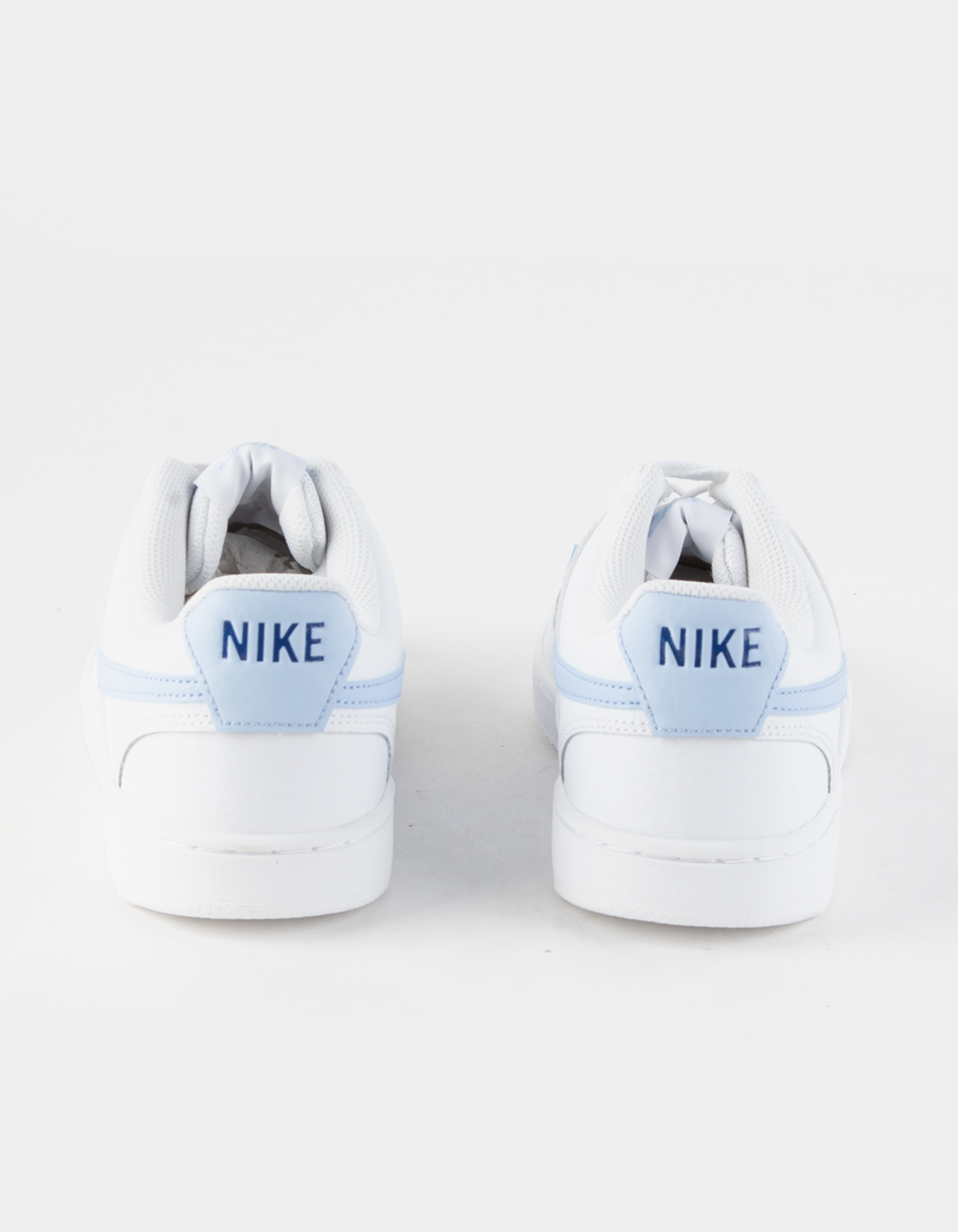 NIKE Court Vision Low Womens Shoes - WHT/BLUE | Tillys