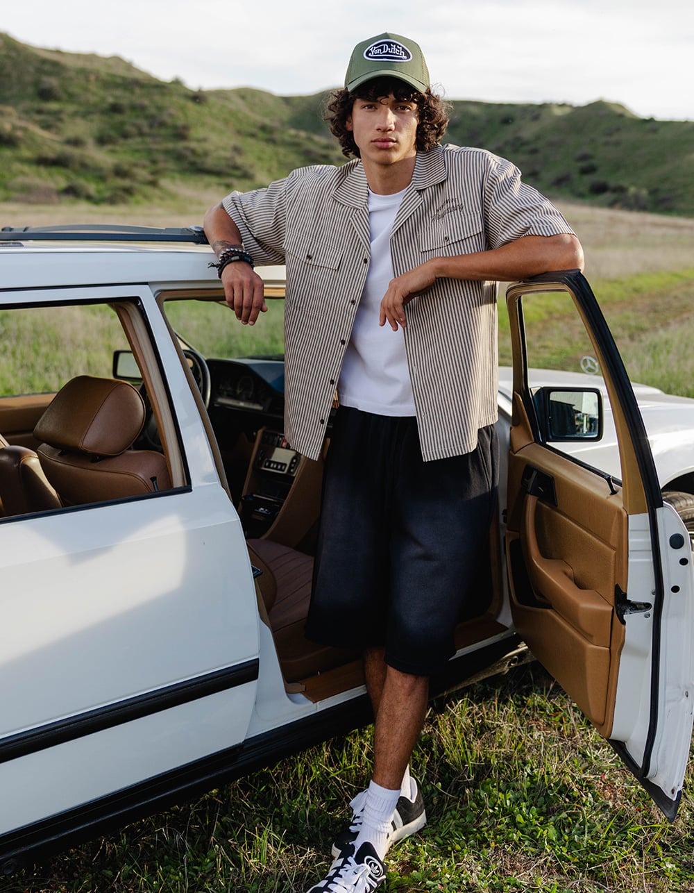 RSQ Mens Baggy Sweat Shorts - WASHED BLACK