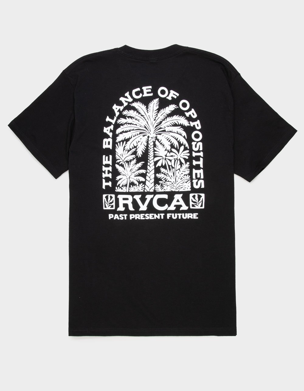 RVCA Palm Grove Mens Tee - BLACK