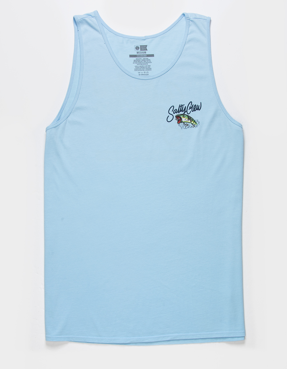 SALTY CREW Castoff Mens Tank Top - LIGHT BLUE