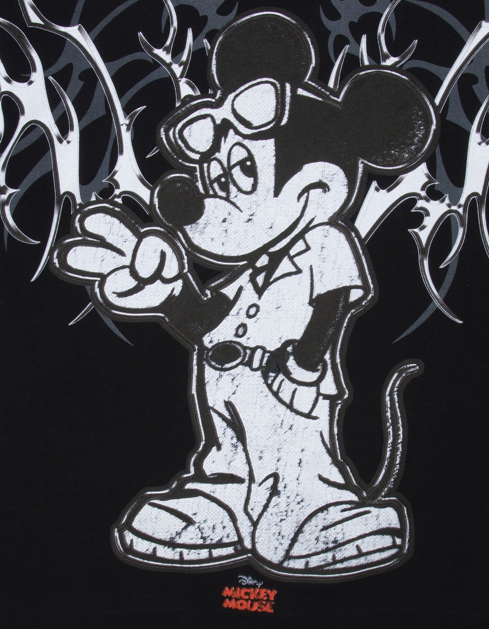 CVLA Cyber Mickey Mens Boxy Tee - BLACK