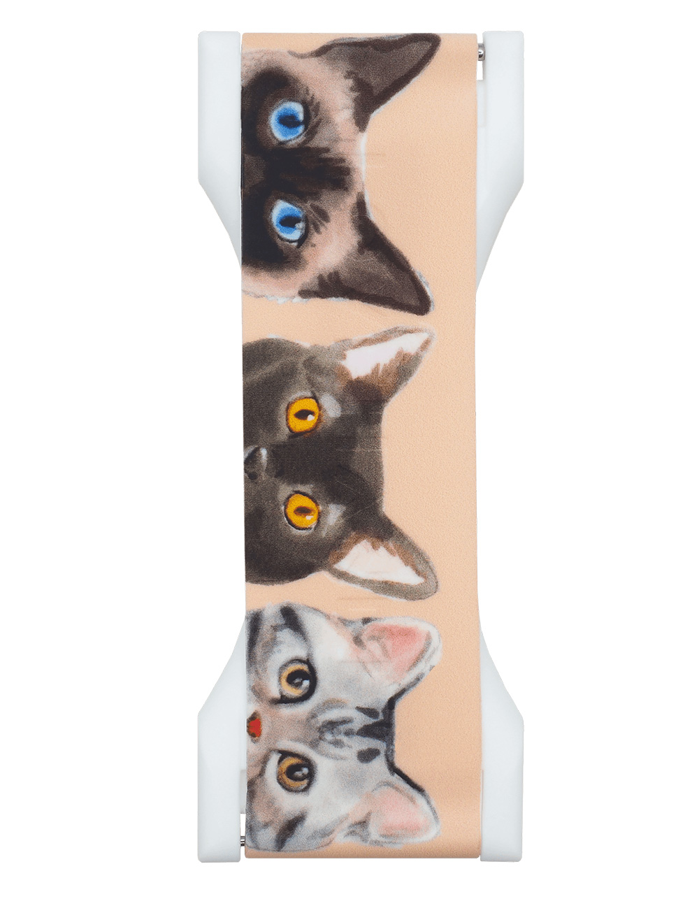LOVEHANDLE Curious Cats Pro Phone Grip - TAN COMBO