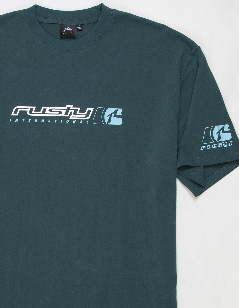 RUSTY Jetsetter Mens Tee - DARK BLUE