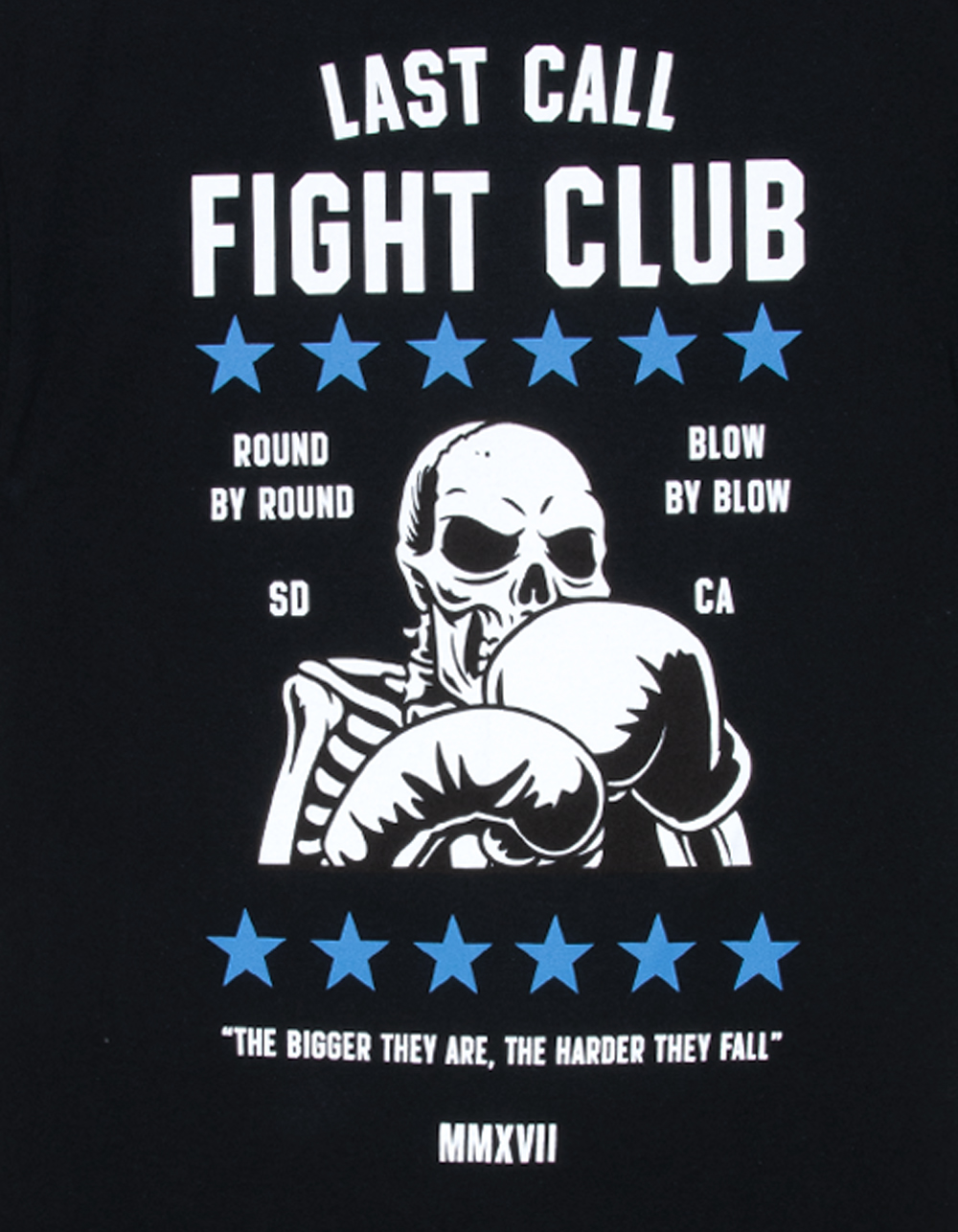 LAST CALL CO. Fight Club Mens Tee - BLACK
