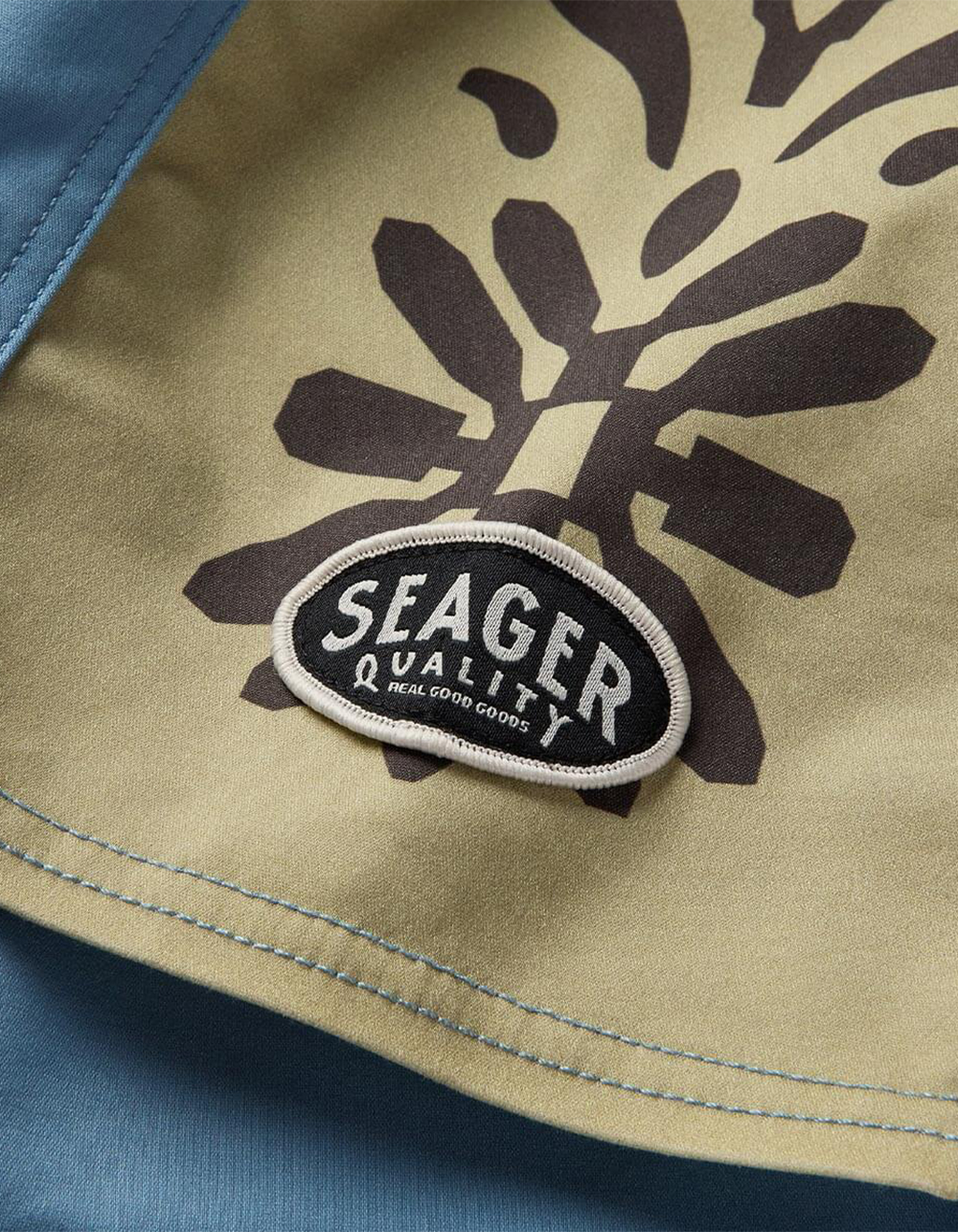 SEAGER Capo Panel Mens Boardshorts - BLUE COMBO