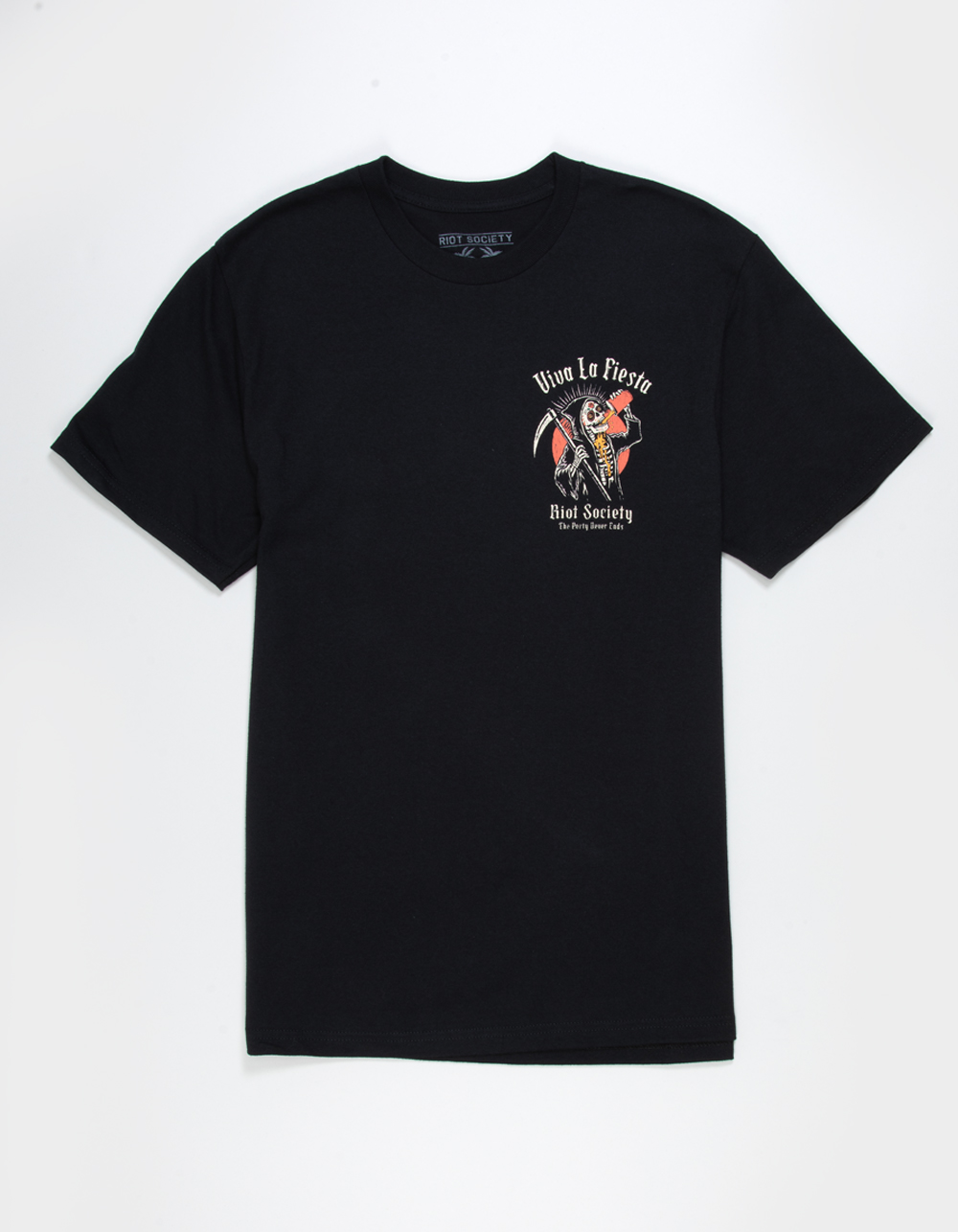 RIOT SOCIETY Viva La Fiesta Mens Tee - BLACK