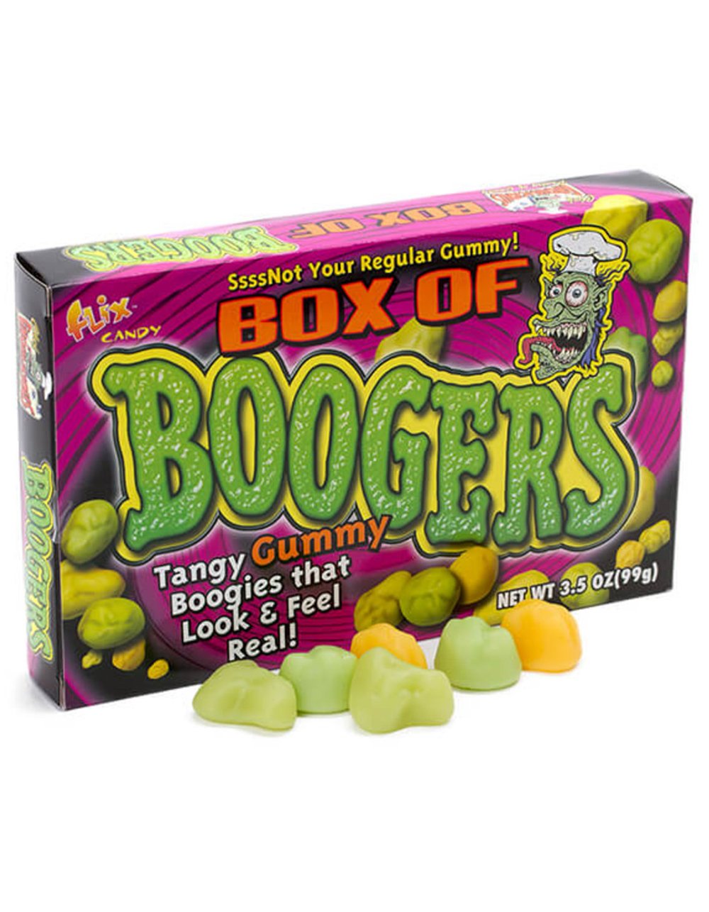 Flix Candy Sour Box of Boogers Candy MULTI Tillys
