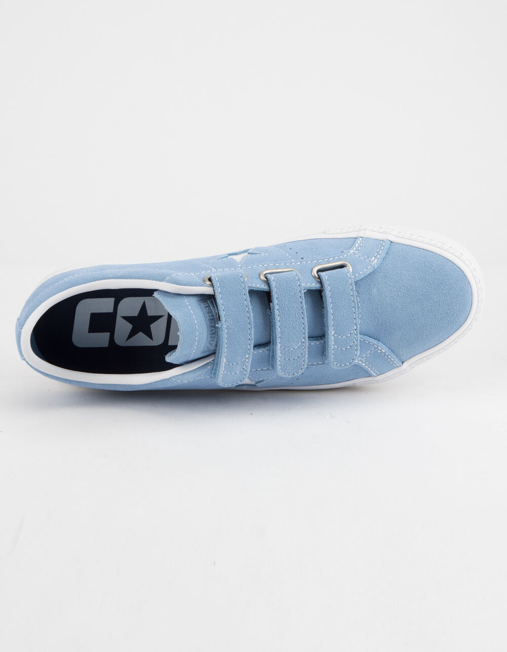 CONVERSE One Star Pro 3v Ox Light Blue & White Velcro Shoes image number 2