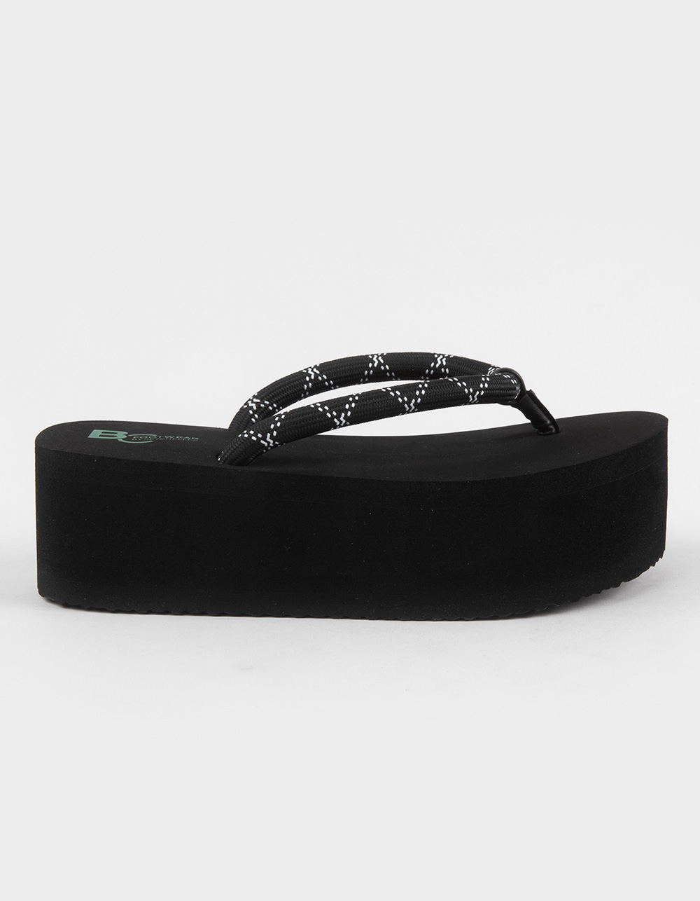 BC FOOTWEAR by Seychelles Pretty Penny Womens Platform Sandals - BLACK