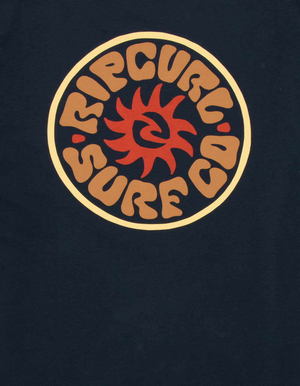 RIP CURL Pacific Rinse Circle Mens Relaxed Tee  - NAVY