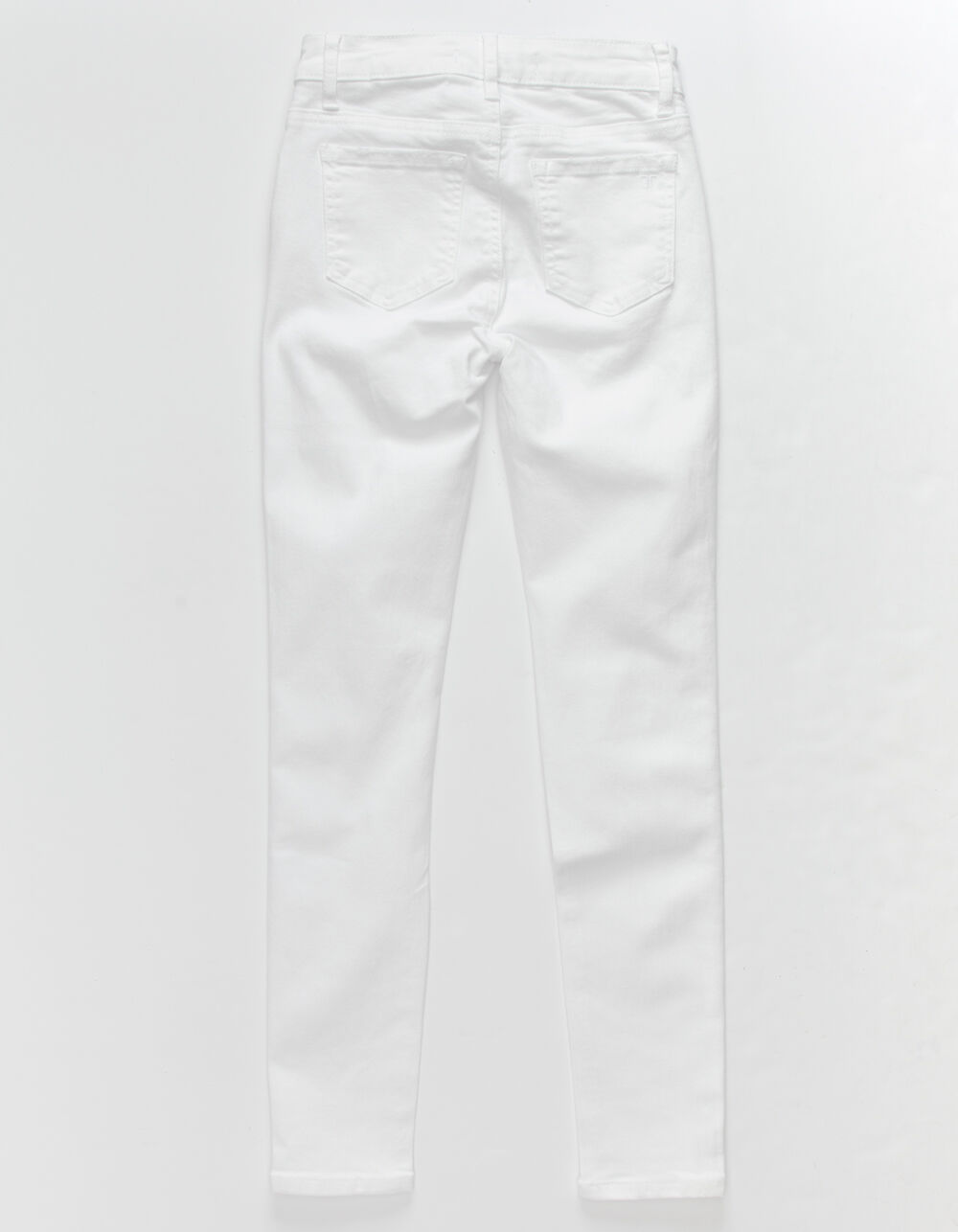 TRACTR High Rise Destructed Girls Ankle Skinny Jeans - WHITE | Tillys