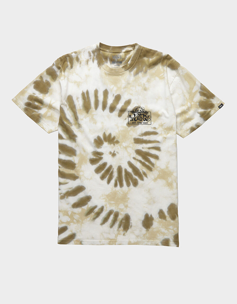 VANS Look Ahead Mens Tie Dye TShirt BROWN/WHITE Tillys