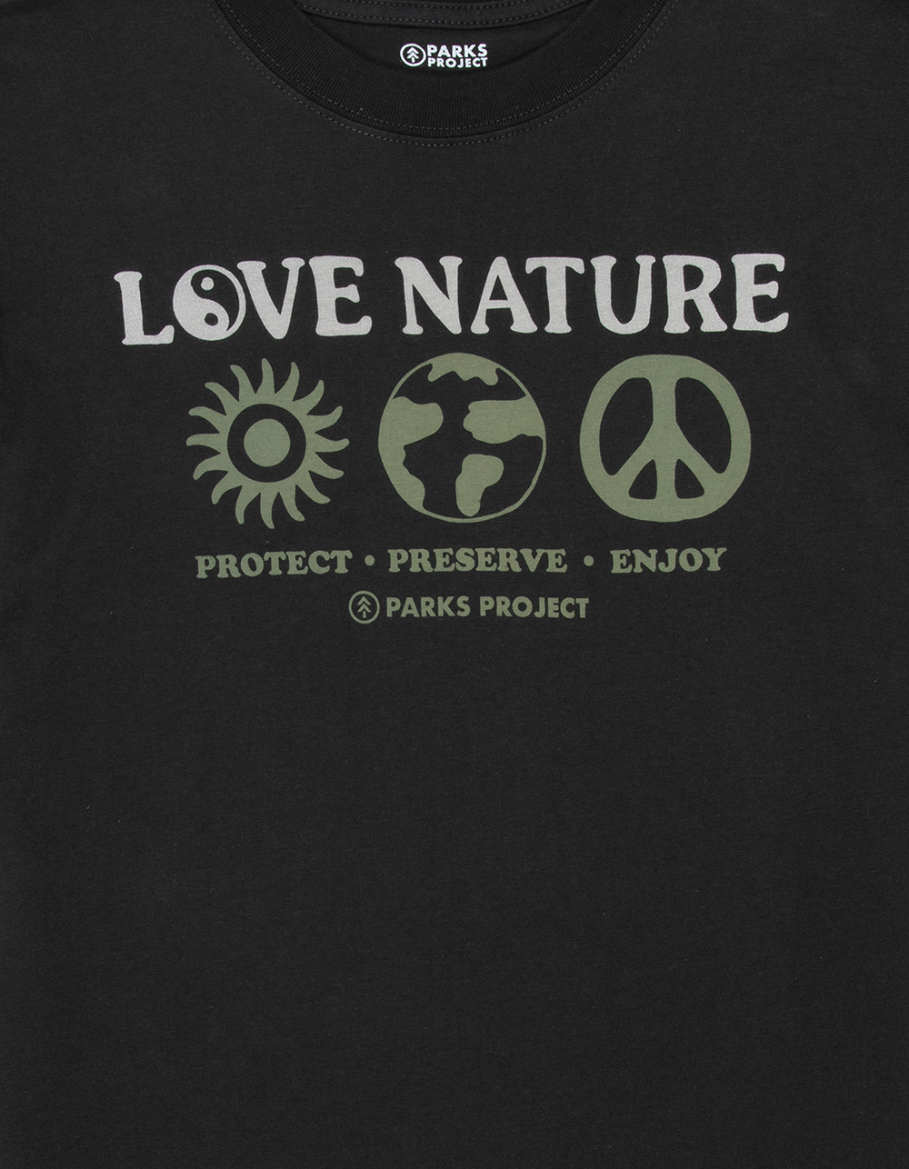 PARKS PROJECT Love Nature Mens Tee - BLACK