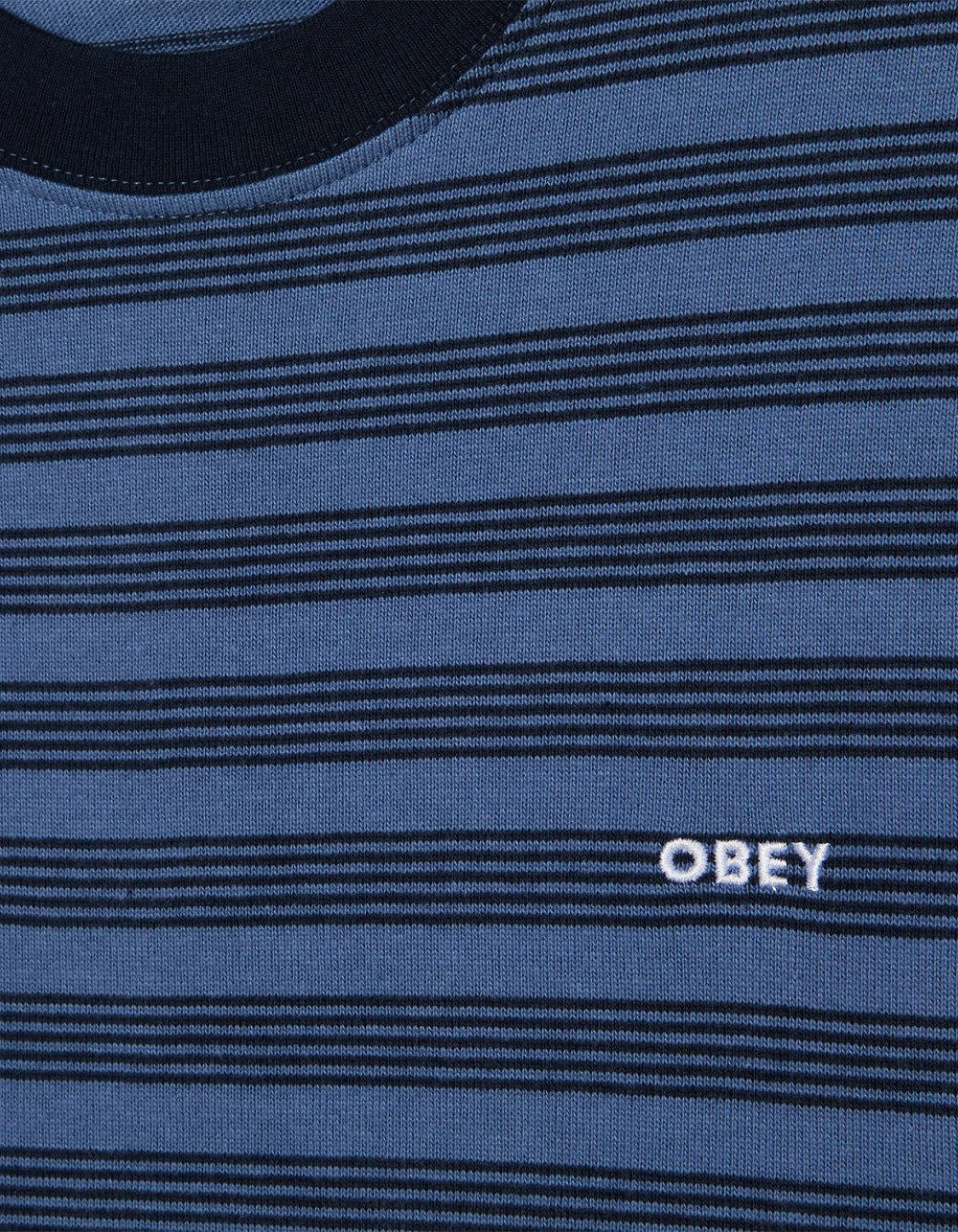 OBEY Cordell Mens Stripe Tee - BLUE