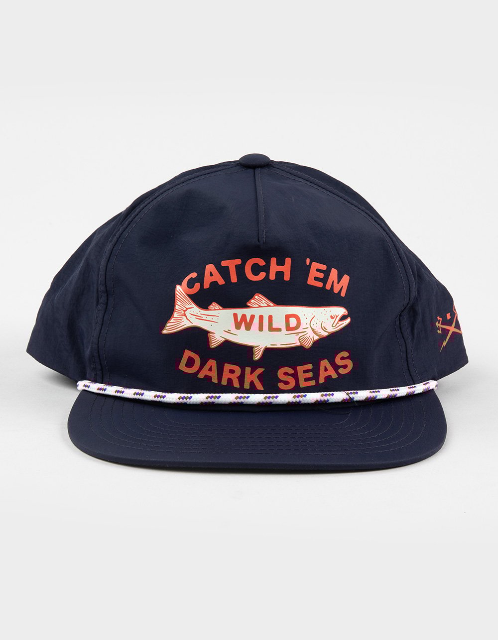 DARK SEAS Hargus 5 Panel Snapback Hat - NAVY