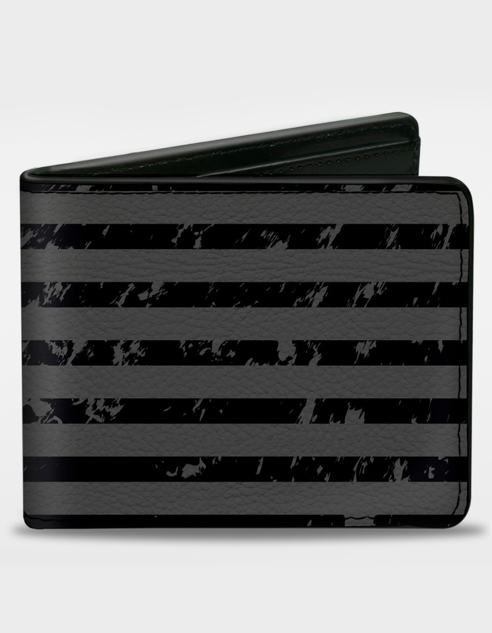 BUCKLE-DOWN Ford Script Americana Flag Bifold Wallet - BLACK COMBO