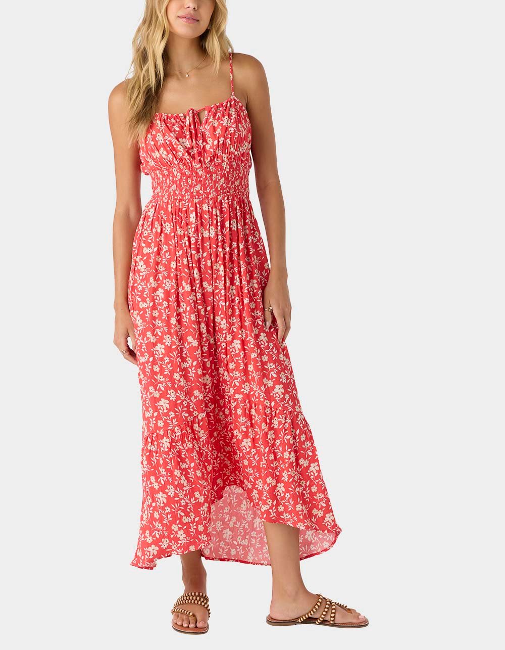 O'NEILL Lettie Womens Midi Dress - RED