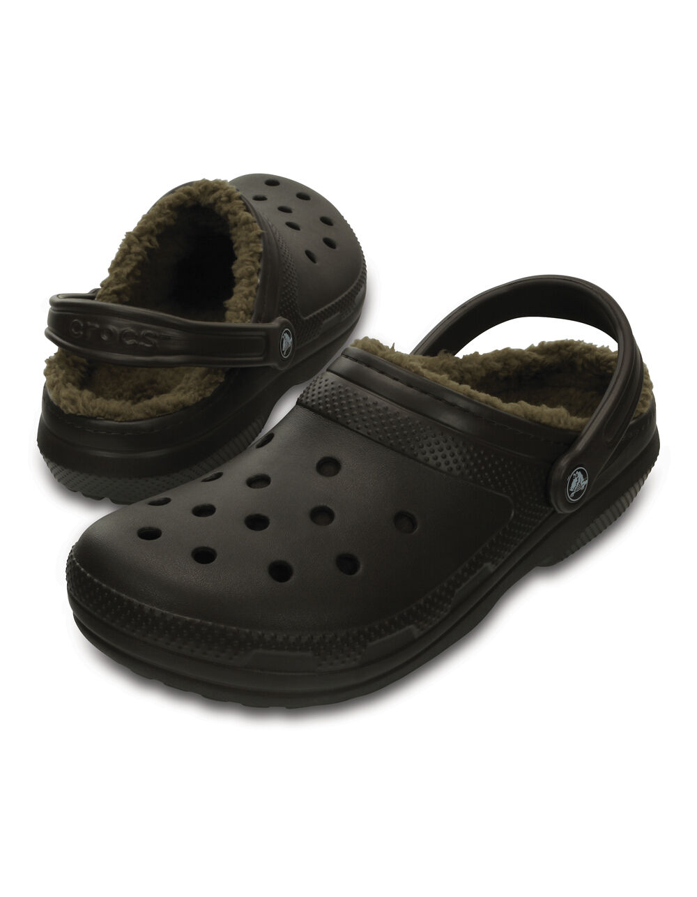 CROCS Mens Classic Lined Clog - DKBRW 