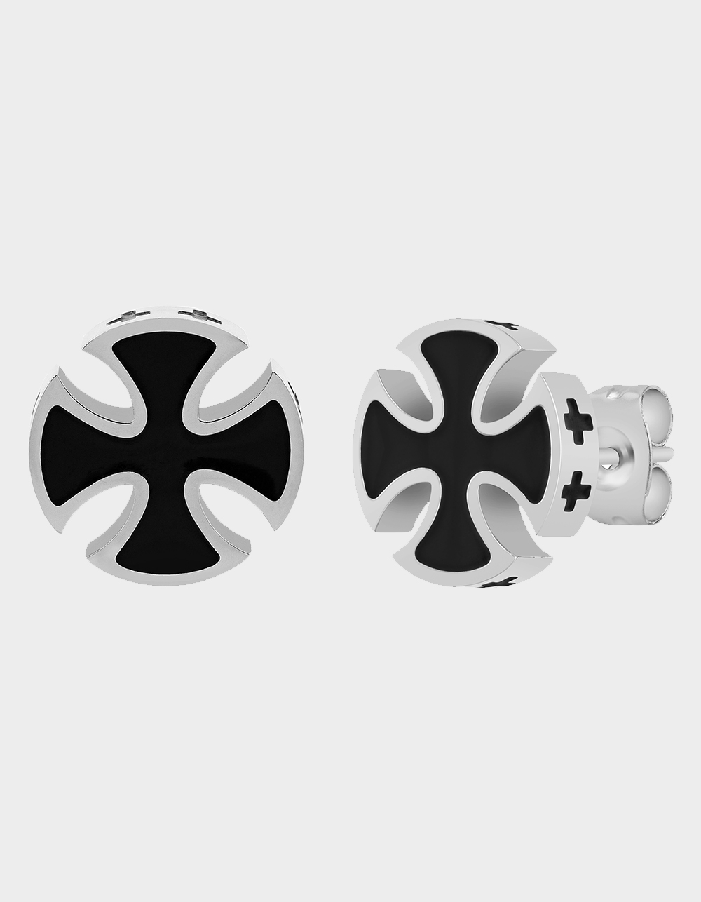 STEEL NATION Stainless Steel 3 Piece Earring Set - STAINLESS
