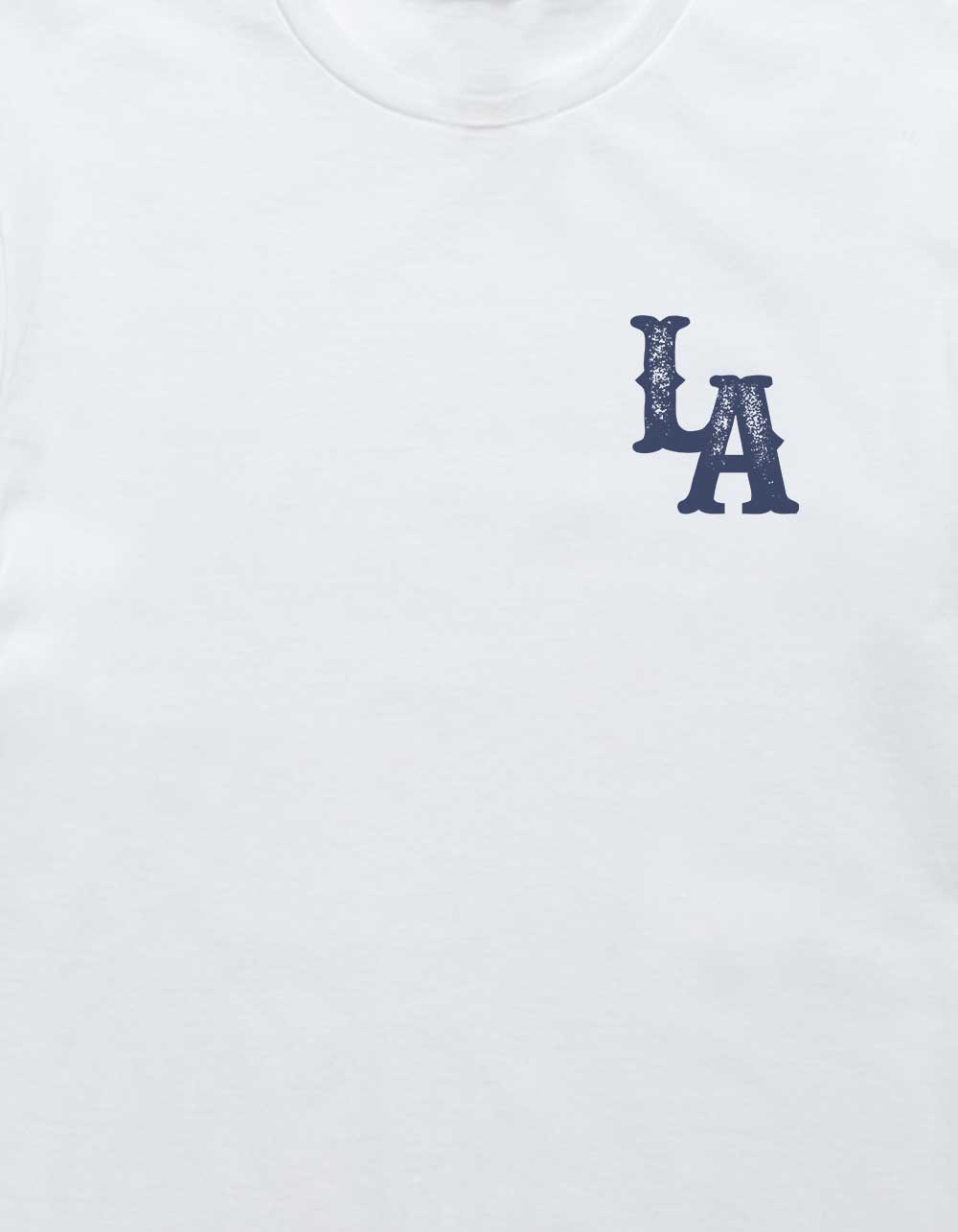 LOS ANGELES Baseball Unisex Tee - WHITE
