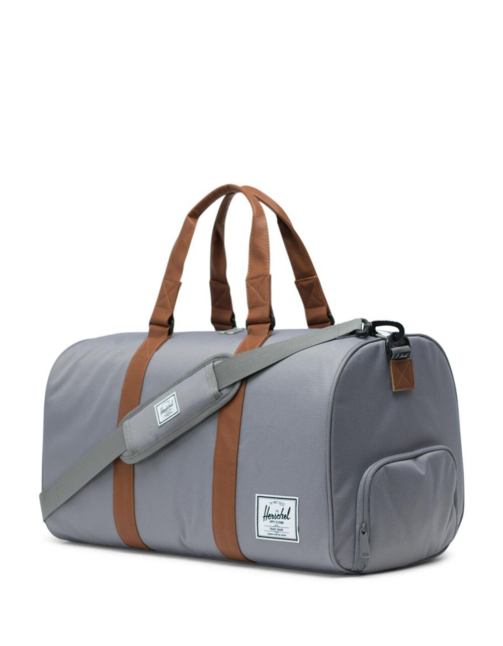 HERSCHEL SUPPLY CO. Novel Gray & Tan Duffle Bag GRAY COMBO Tillys