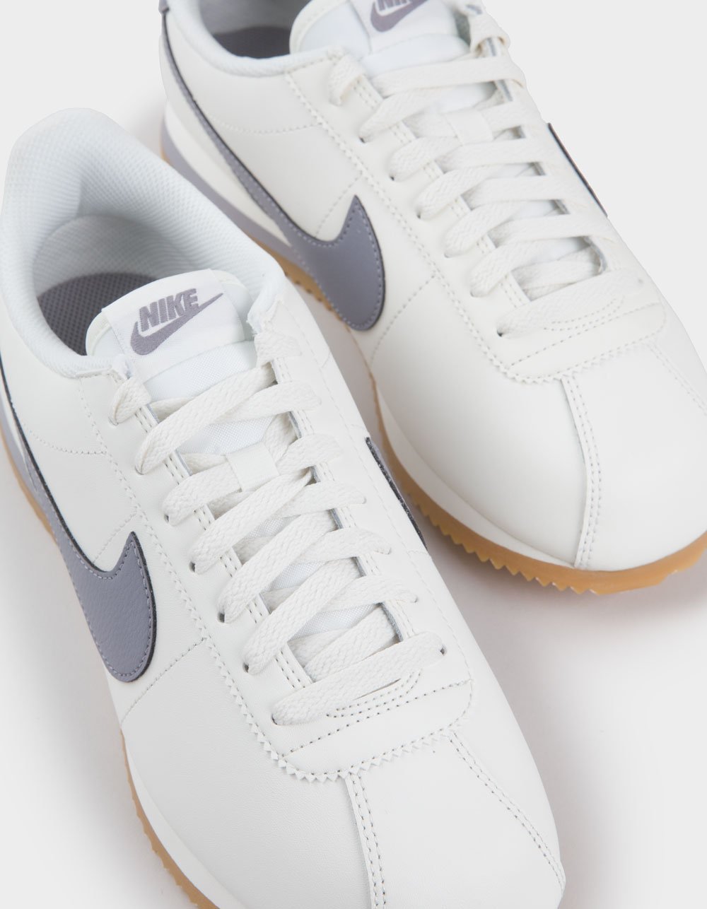 NIKE Cortez Mens Shoes - WHT/GRAY