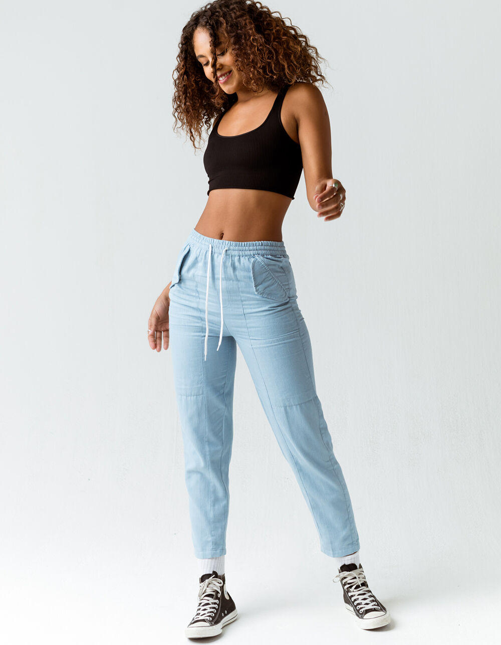 OBEY Provence Womens Pants LTBLU Tillys