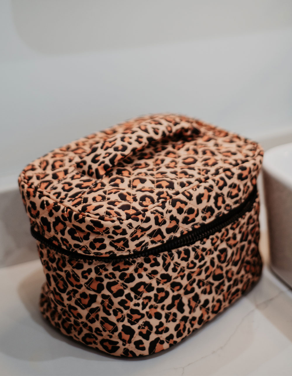 KATYDID Brown Leopard Make Up Bag - LEOPARD BROWN