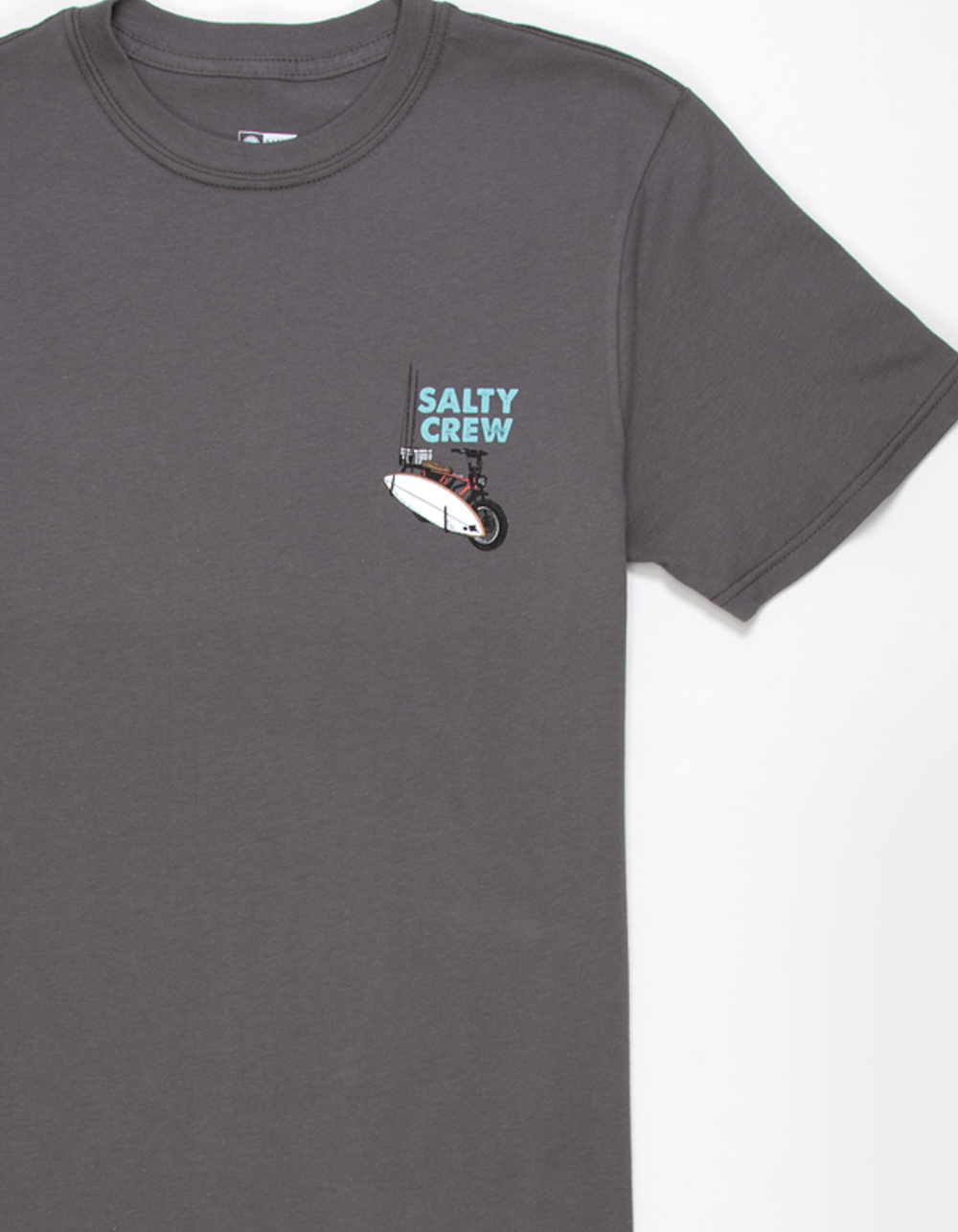 SALTY CREW Beach Cruiser Boys Tee - CHARCOAL