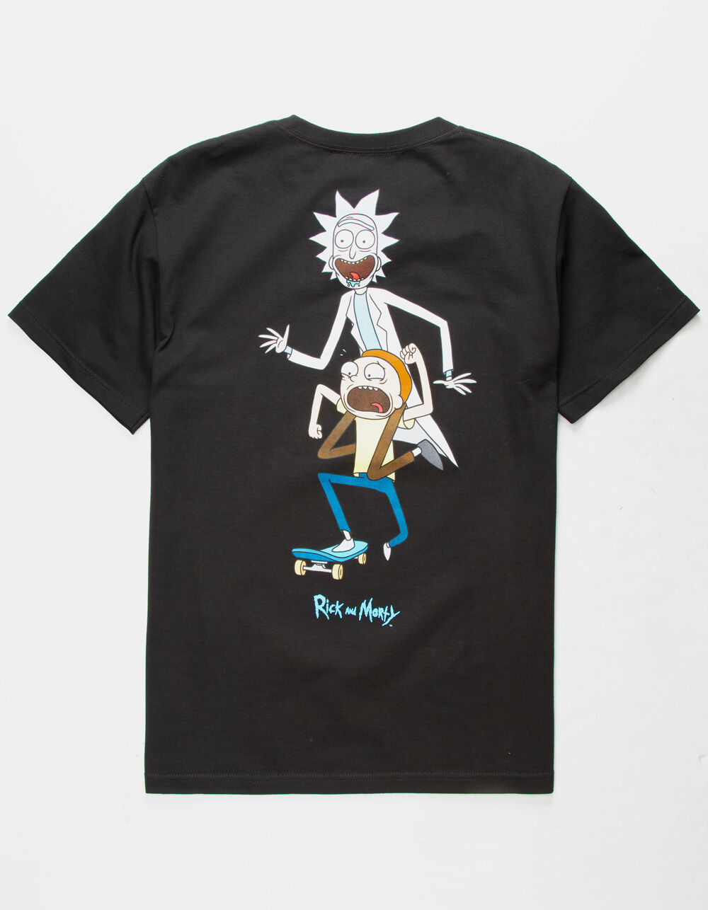 PRIMITIVE x Rick And Morty Classic P Skate Black Mens T-Shirt image number 0