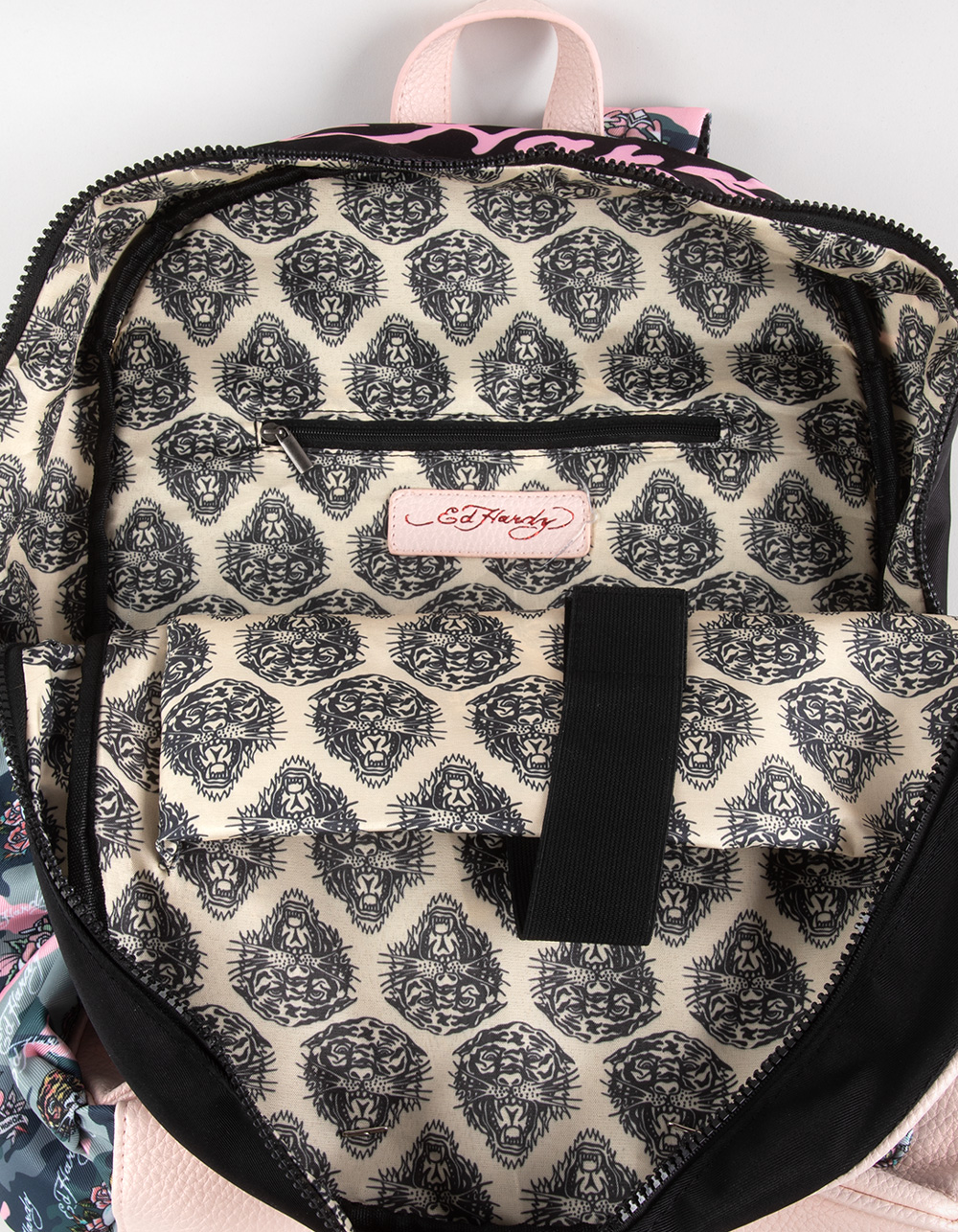 ED HARDY Abby Womens Backpack - PINK CAMO