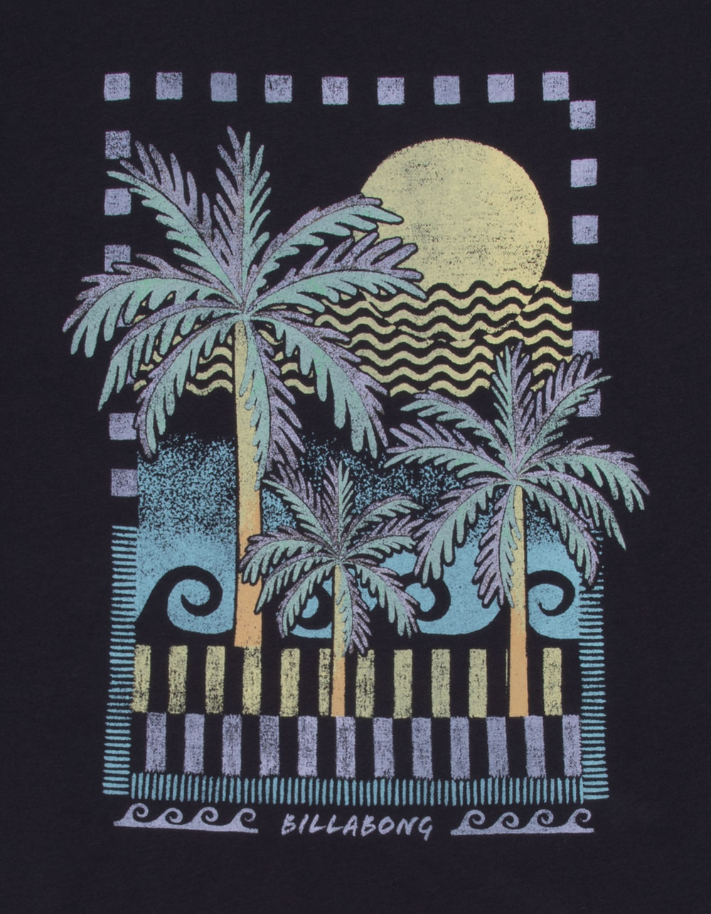 BILLABONG Heatwave Girls Boyfriend Tee - WASHED BLACK