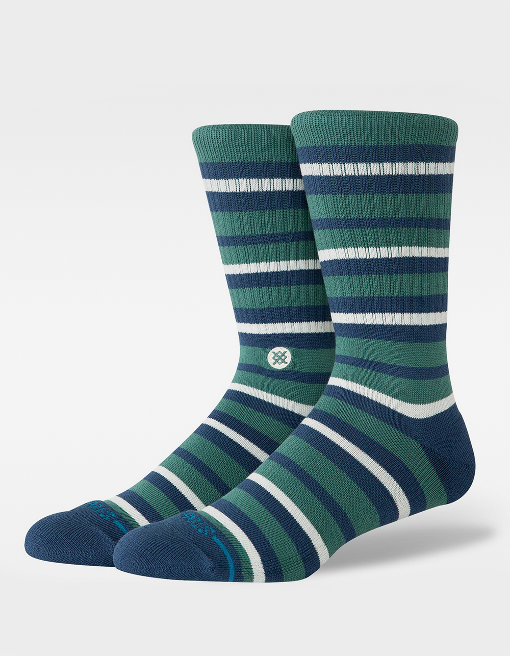 STANCE Brett Crew Socks - TEAL BLUE