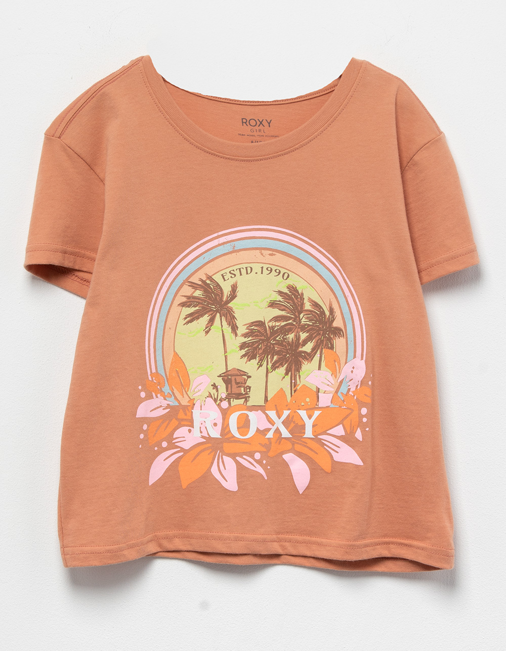 ROXY Haleiwa Moment Girls Tee - RUST | Tillys | Sport-T-Shirts
