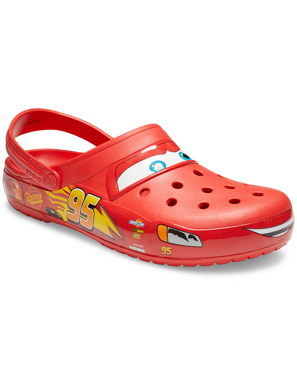 CROCS x Disney Pixar Cars Lightning McQueen Clogs - RED COMBO