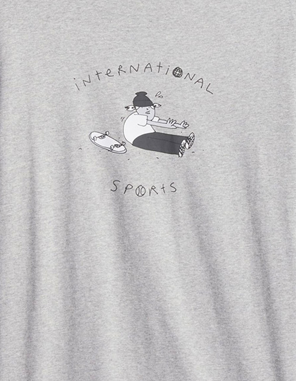 ADIDAS Henry Jones Stretch Mens Tee - HEATHER GRAY