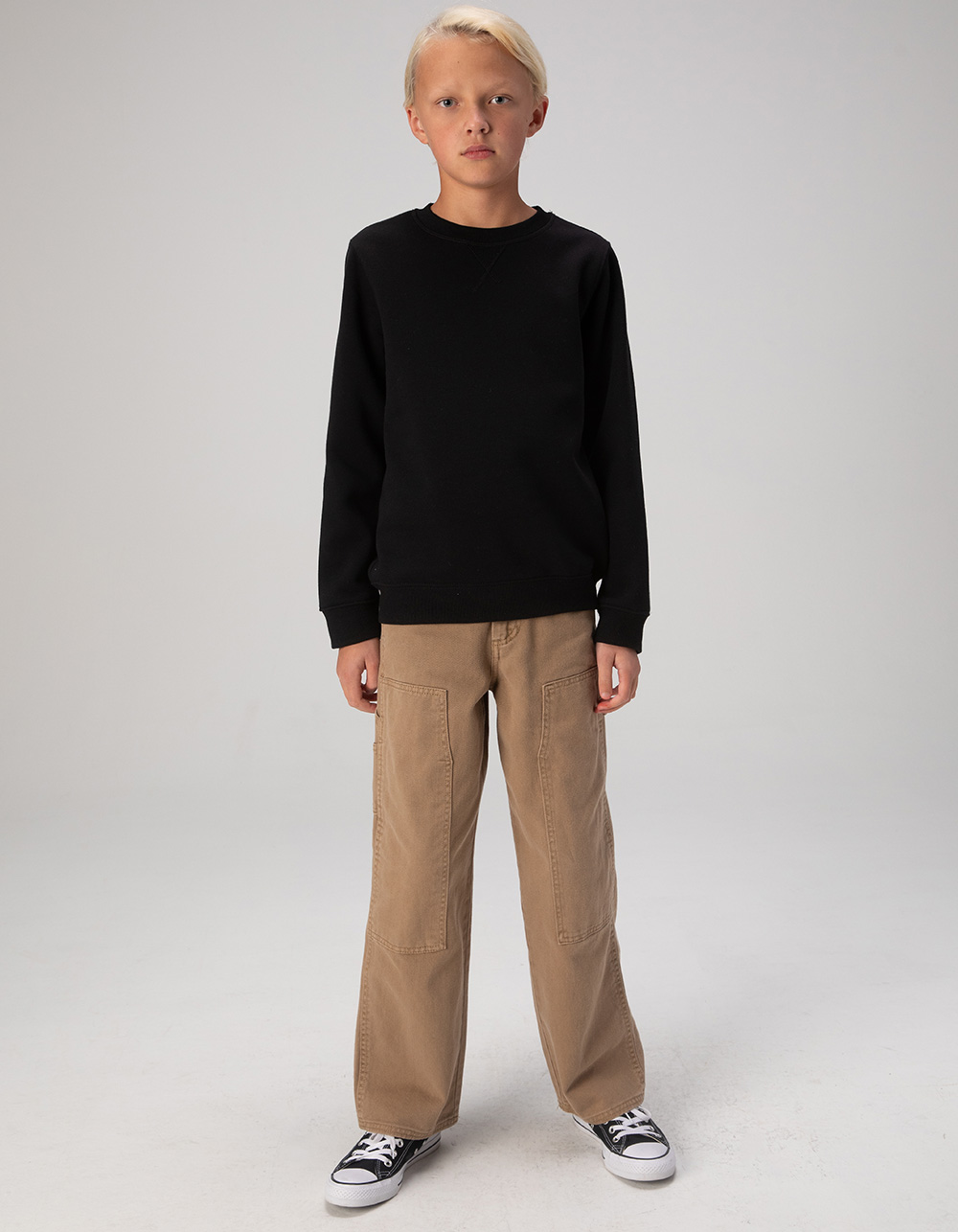 RSQ Boys Crewneck Sweatshirt - BLACK