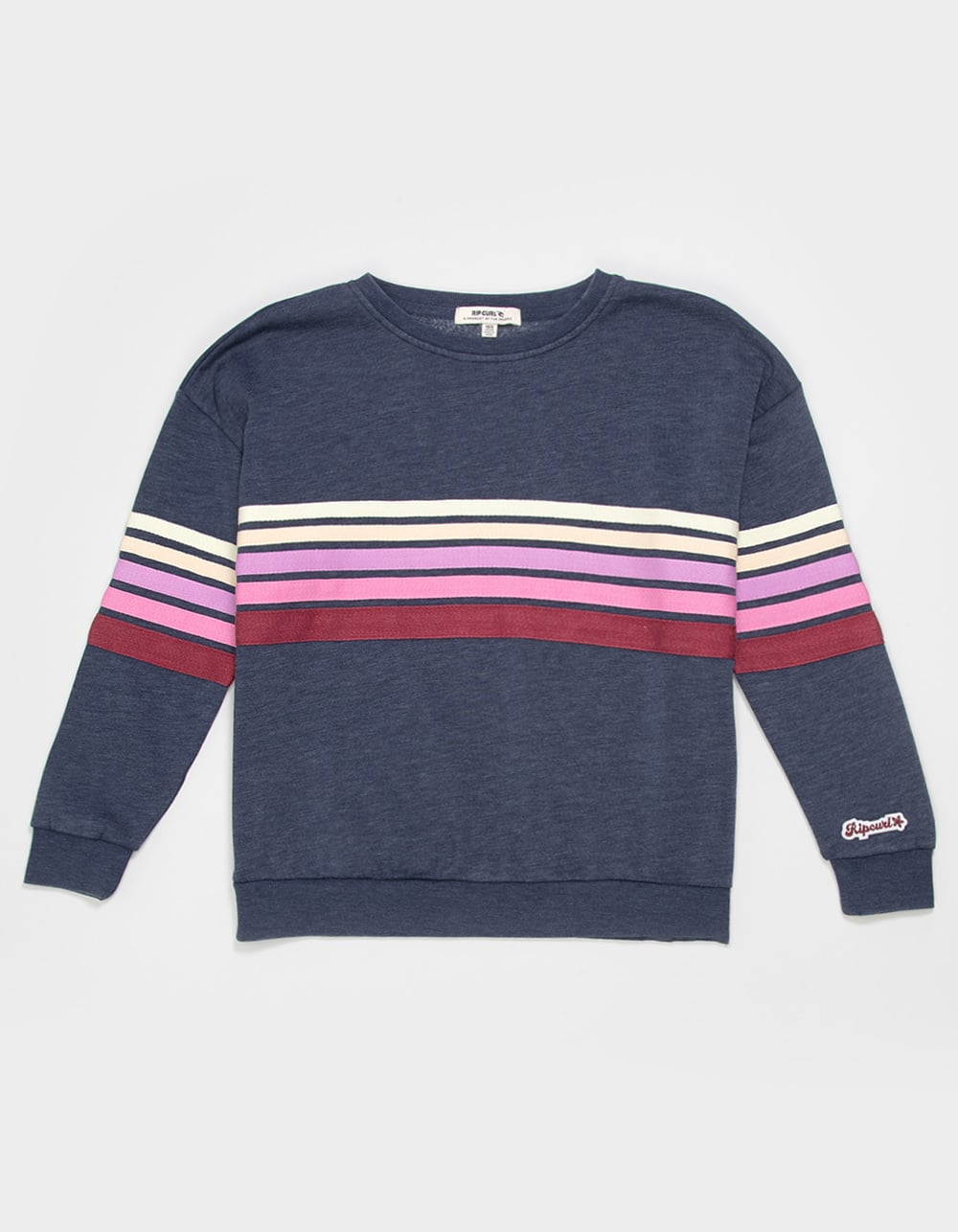 RIP CURL Surf Revival Girls Crewneck Sweatshirt - NAVY