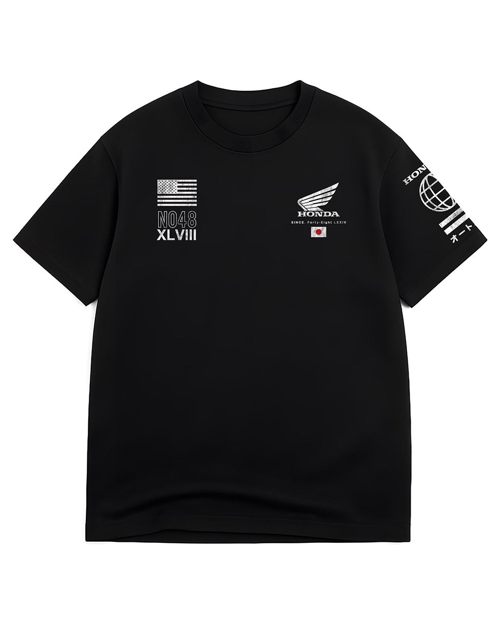 HONDA Alliance Mens Boxy Tee - BLACK