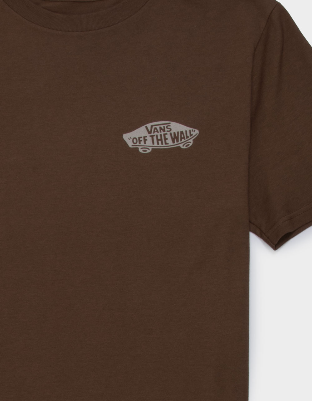 VANS Double Standard Fill Boys Tee - BROWN