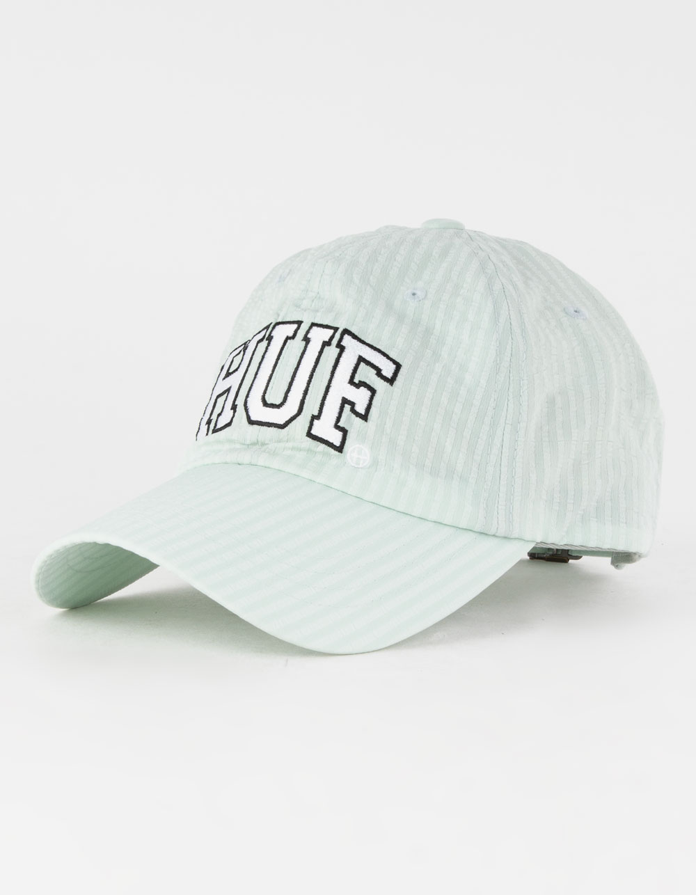 HUF Arch Logo 6 Panel Mens Strapback Hat - GREEN | Tillys