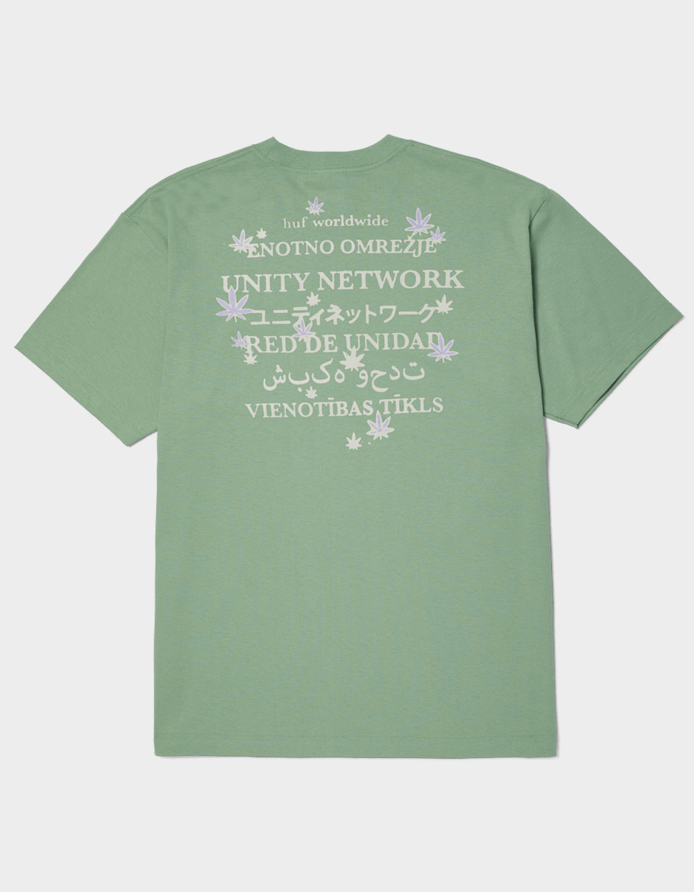 HUF Unity Network Mens Tee - SAGE