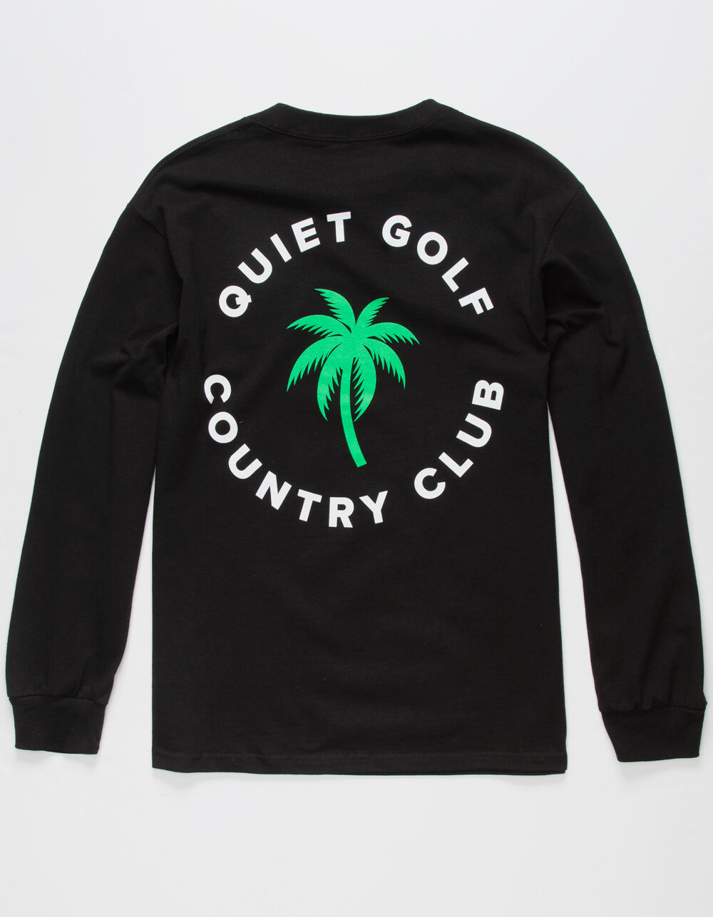 QUIET GOLF Country Club Mens Tee BLACK Tillys