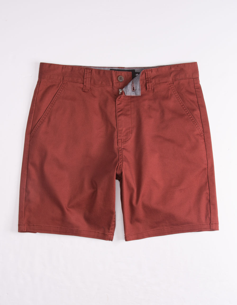 RSQ Twill Rust Mens Chino Shorts - RUST | Tillys