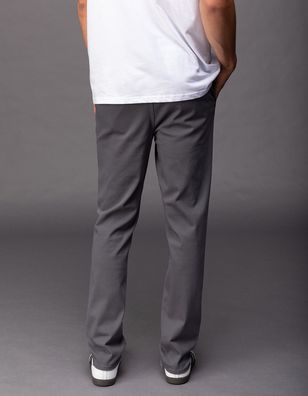 RSQ Mens Slim Chino Pants GUNMETAL Tillys