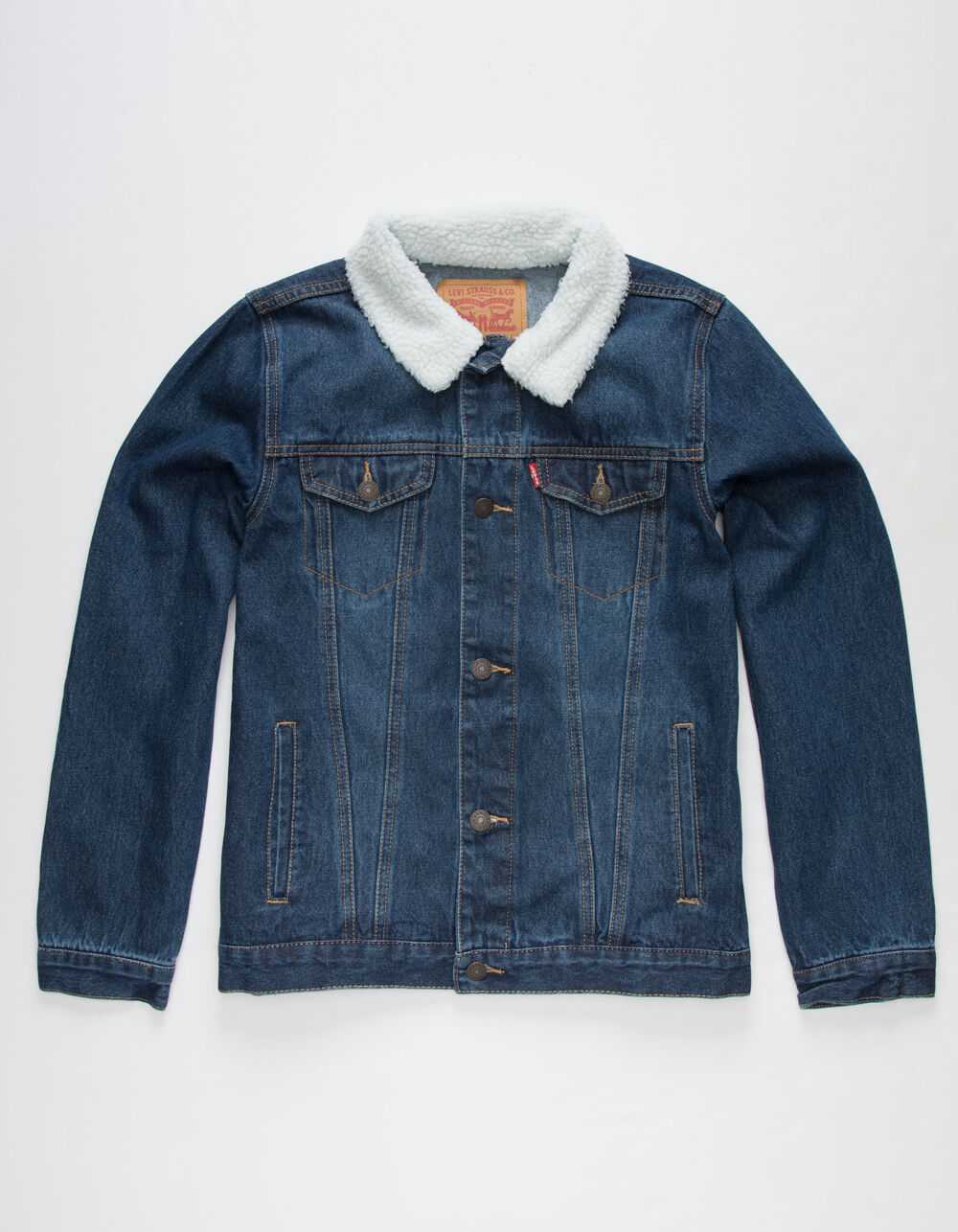 LEVI'S Sherpa Boys Trucker Jacket PACIFIC COAST Tillys